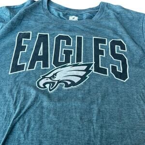 NFL EAGLES men’s L, green cotton blend crewneck T-shirt